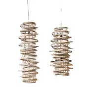 Kubu Pendant Light Small or Large in Light Natural