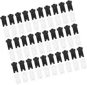WRITWAA Lash Extension Glue Bottle Needles Set 60pcs Replacement Tips No Blockage Pp Stainless Steel for Beauty Salons
