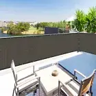 Houssity 3' 4' 5' 6' Chain Link Fence Privacy Screen Shade Cover Balcony Deck