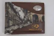 ZEP PRO Southern Mississippi MOSSY OAK Camo Bifold Wallet Tin Gift Box