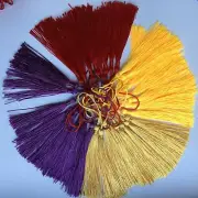10pc Fringe Tassel Sewing Finishes Decor Hanging Craft DIY Trim Pendant bookmark