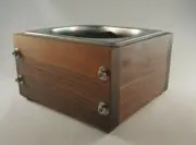 RöstHaus Knock Box - Walnut and Stainless - Handmade for Espresso