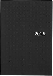 Hobonichi Techo HON [English/A6 Size/January 2025 Start/Planner] (Paper Series: Black Gingham)