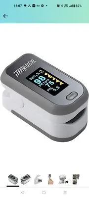 Finger Pulse Oximeter, (SpO2) Blood Oxygen Saturation Monitor with Pulse Rate...