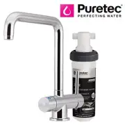 Puretec Tripla T5 3-Way Kitchen Mixer Tap with Z1 Undersink Filter - WELS