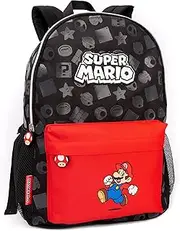 Nintendo Super Mario Backpack Kids Boys Girls School Rucksack 16” One Size