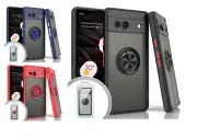 Tempered Glass / O-Ring Cover Phone Case For Google Pixel 7A GWKK3