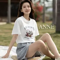 在飛比找蝦皮商城優惠-ANNE｜美式復古漫畫圖案T【AT20146】短袖T恤 短袖