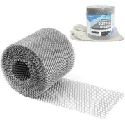 Gutter Guard 5 inch 304 Stainless Steel Gutter Sceen Mesh Roll Leaf Filter Gu...