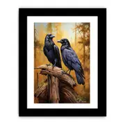 Ravens Canvas Painitng Print