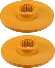 X AUTOHAUX 2pcs 5.31 Inch Rear Suspension Bump Stop Strut Bumper Bump Stop for Chevrolet Impala 2014-2020 No.13330714 Rubber Yellow