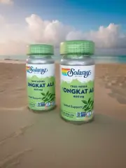 2 x Solaray, Tongkat, 400mg, Herbal Support, 120 vegcaps. Free Postage!!