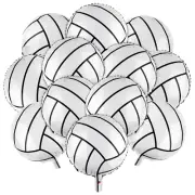 durony 12 Pieces 20 Inches Volleyball Balloons Foil Mylar Volleyball Balloons...