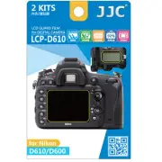 JJC LCP-D610 hard polycarbonate LCD Film Screen Protector For Nikon D610 D600