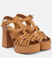 [See By Chloe] See By Chloé Sierra leather sandals AU 11 brown