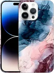 [GlamCase] for iPhone 14 Pro Max, iPhone 14 Pro Max Case - Abstract Marble Pattern Design Printed Slim & Sleek Cute Plastic Hard Protective Designer Back Phone Case/Cover for iPhone 14 Pro Max
