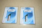 ^^ CRUCIAL DDR2 DIMM UNBUFF 2GB PREMIUM MEMORY- LOT OF 2- NEW