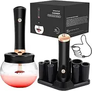 YBVABE Makeup Brush Cleaner and Dryer - USB Rechargeable Electric Makeup Brushes Cleaner Machine - Fast Drying and Efficient Brush Cleaner for Makeup Brushes