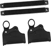 1 Pair Recliner Lock Body Handle Gasket Kit Folding Hinges Kit Handle Trays Eyelash Kit Door Folding Accessories Eyelash Jacket Kit Catcher Kits Armrest Accessories Mats Abs Black