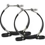 Aeroflow Mounting Bracket Dry Sump Tank6" Diameter 77-1050 Pair Black - AF77-1060