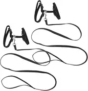 JOINPAYA 2pcs Adjustable Cute Cat Harness and Leash for Small Cats Wear Resistant Comfortable Shaped Design for Convenient Walking and
