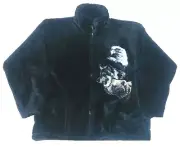 Wild Spirit Eagle Bear Wolf Native American Plush Fleece Jacket New (Xs - XL)