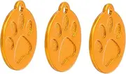PENIKOKO 3Pcs Pet Address Tags Dog Paw Shape Identity Tags for Cats Dogs with Unique Pet Supplies