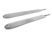 2 Scalpel Handle No 3 With Scale Stainless Steel Surgical Handle