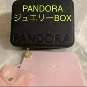 Pandora Jewelry Box Pink Black Design with Mirror Brand New 100% Authentic Cute
