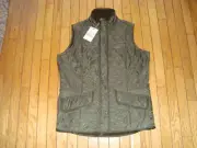 BARBOUR LADIE'S ZIP UP QUILTED CAVALRY GILET VEST JACKET SIZE 14 US BNWT@$180.00