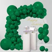 Dark Green Balloons 18 12 5 Inch, 85pcs Dark Green Balloon Garland Arch Kit