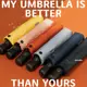 OHRAIN 鈦鋁合金 8骨 自動傘 (黑膠布款) 不透光 抗UV 晴雨傘 太陽傘 遮陽傘 雨傘 防潑水 摺疊傘 防風