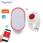 WIFI Panic Button for Elderly Alarm SOS Bracelet Watch Fall Alert Call Wireless