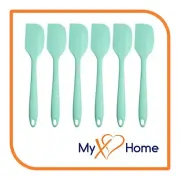 8" Pastel Green Silicone Spatula by MyXOHome (1, 2, 4 or 6 Spatulas)