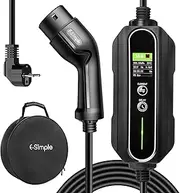 E-S1mple Charging Cable Electric Car Type 2 Schuko 3.68 kW 10 m