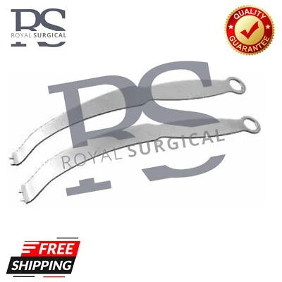 Narrow & Wide Thin Glenoid Retractor Set Of 2 Shoulder Arthroplasty Orthopedic