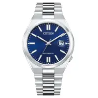 在飛比找PChome24h購物優惠-CITIZEN 星辰Mechanical聚焦藍面機械腕錶NJ