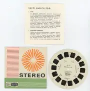 Savci Nasich Zoo 1960's Meopta View-Master Reel Exc. Cond.