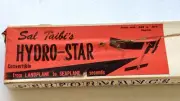 Sal Taibi’s HYDRO-STAR Vintage Balsa Convertible Flying Model Plane Kit - New