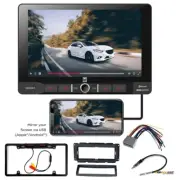New 9" Single Din Car Stereo For 2002-2005 Dodge RAM 1500 w/USB Screen Mirroring