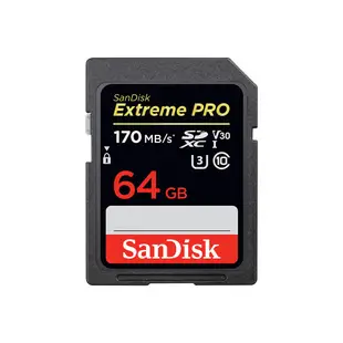 SanDisk Extreme PRO SDHC and SDXC UHS-I 記憶卡 64GB-RM508