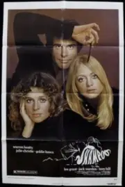 SHAMPOO ORIGINAL FOLDED 27X41 MOVIE POSTER 1975 WARREN BEATTY JULIE CHRISTIE