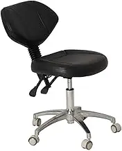 Saddle Stool,360° Movable Lift Chair,Lift Adjustable Swivel Chair,for Office/Beauty Salon/Barber Shop,Easy to Install(Color2)