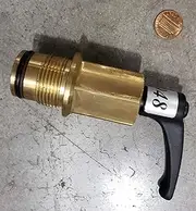 AR Annovi Reverberi AR43948 4000 PSI Jetter-Pump Disabler, Brass