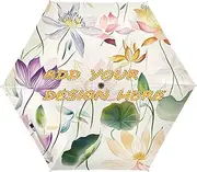 [miaozhen] custom UV 50+ large umbrella Bangladesh Water Lily Beauty Flowers for heavy rain wind windproof sunproof waterproof custom large umbrellas for rain car open paraguas para