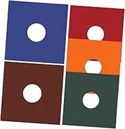Alipis 5pcs Vinyl Record Jackets Outer Sleeves for Albums Protects Against Scratches Scuff Marks Stylish Design