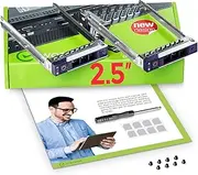 WorkDone 2-Pack 2.5" Hard Drive Caddy - Compatible for Dell PowerEdge Servers - 14th Gen R340 R440 R540 R640 R740 R740xd R840 R940 R6415 R7415 R7425 - SSD SAS SATA NVMe Tray - Setup Manual