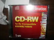 CD-RW, 1x-4x compatible, 650MB / 74 Min. 2-PACK