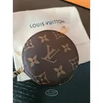 二手折扣 LV MONOGRAM 路易威登 經典老花 圓形 零錢包 鑰匙包