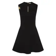 [Rebecca Vallance] Rebecca Vallance Freyja Mini Dress 8 UK BLACK